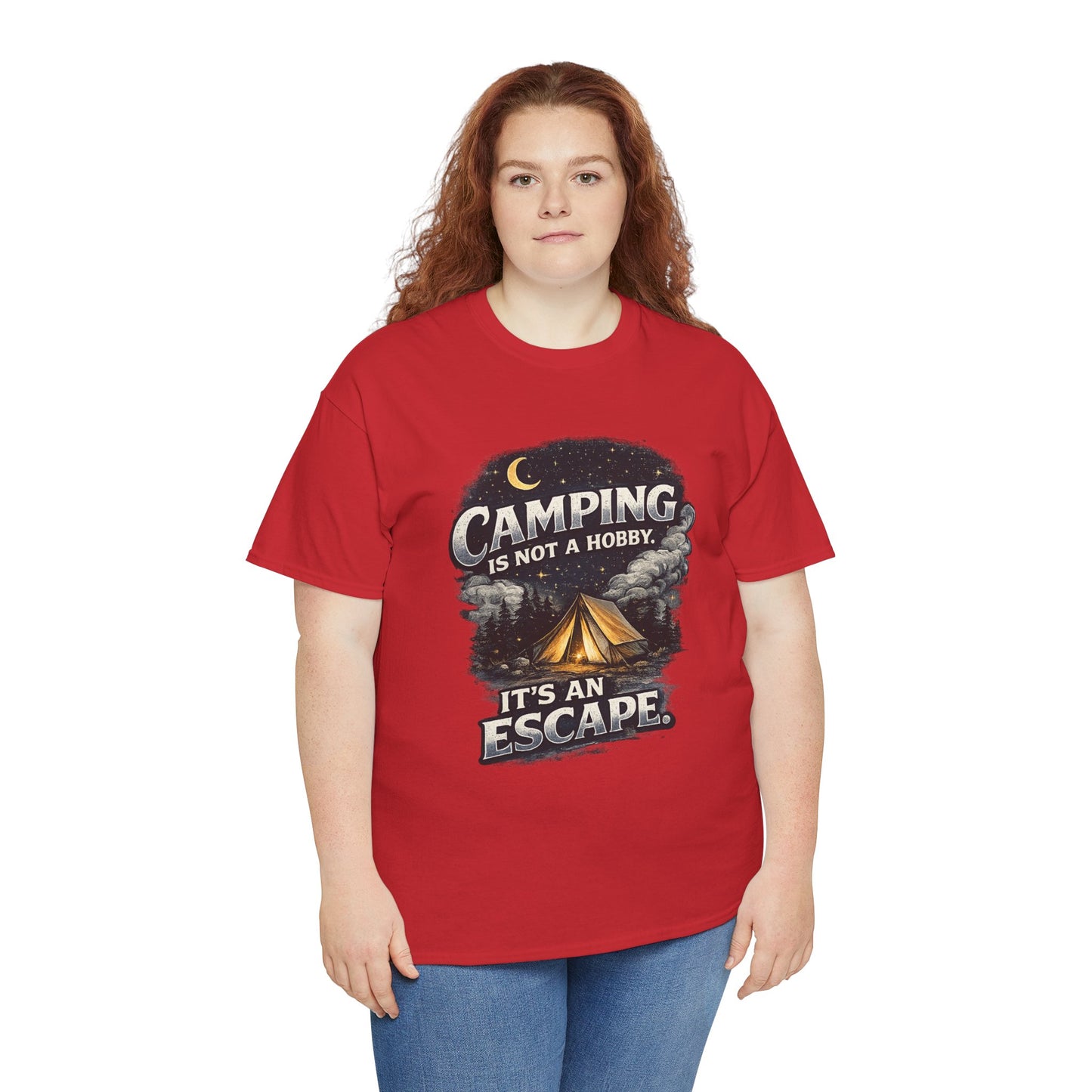 Camping Is Not A Hobby Tee – Outdoor Adventure Tent Escape T-Shirt