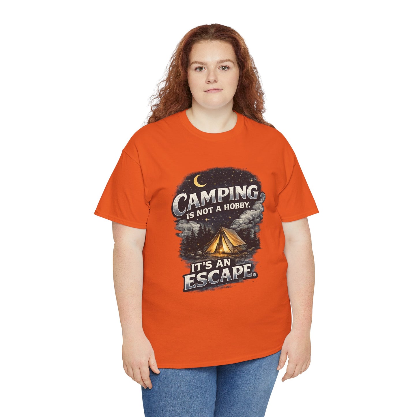 Camping Is Not A Hobby Tee – Outdoor Adventure Tent Escape T-Shirt