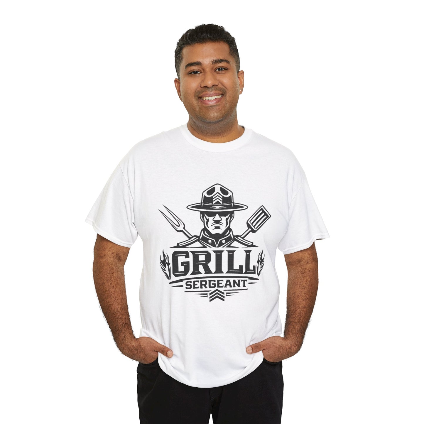 Grill Sergeant— Funny BBQ T-Shirt | Gift for Grill Masters & Dad