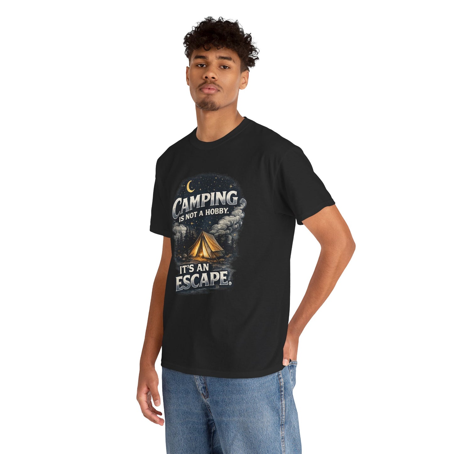 Camping Is Not A Hobby Tee – Outdoor Adventure Tent Escape T-Shirt