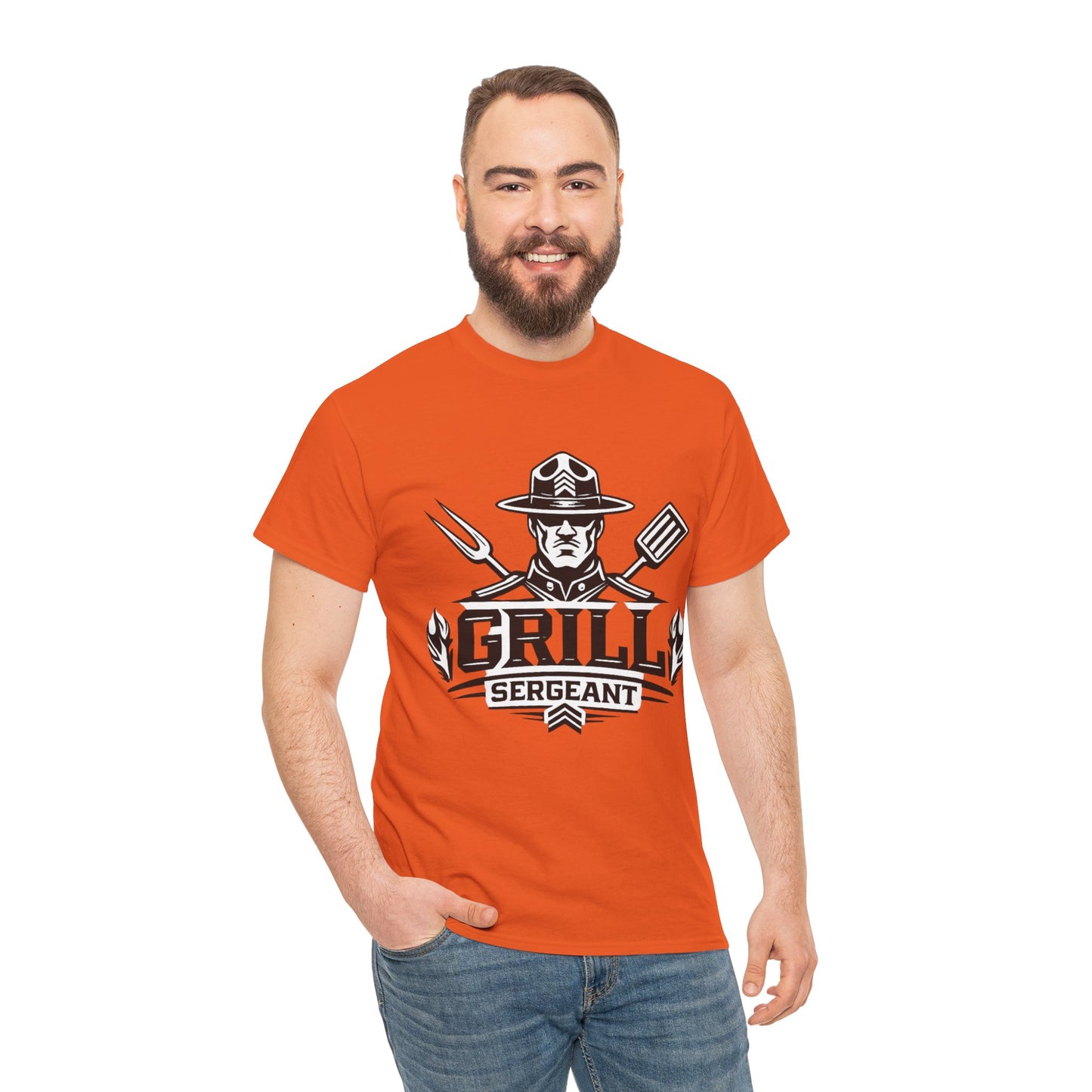 Grill Sergeant— Funny BBQ T-Shirt | Gift for Grill Masters & Dad
