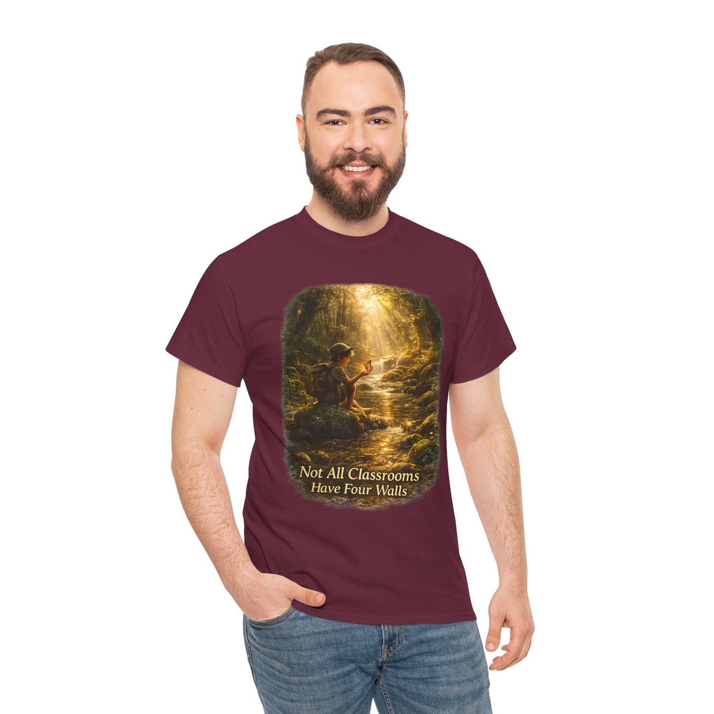 Not All Classrooms Have Four Walls T-Shirt – Nature Learning Adventure Tee for Outdoor Lovers