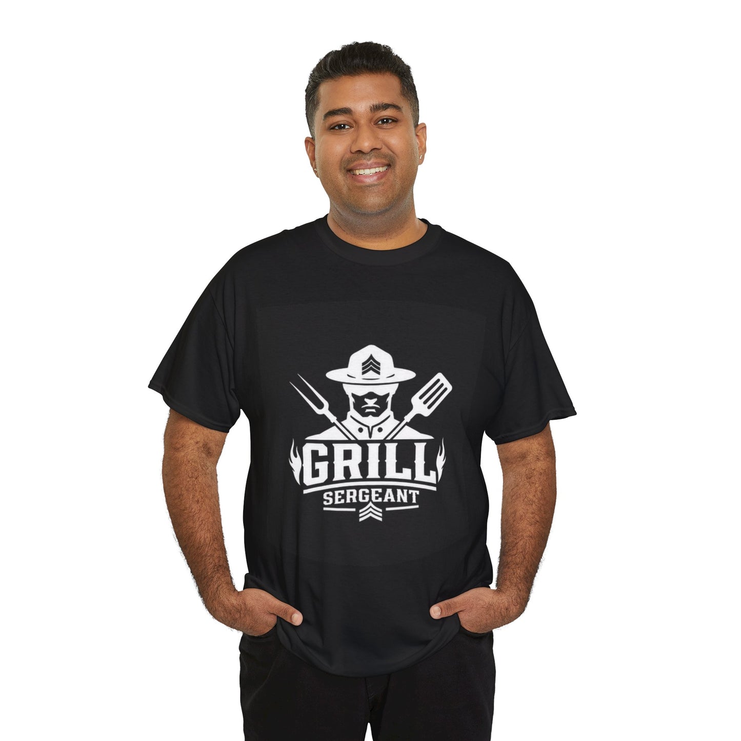 Grill Sergeant— Funny BBQ T-Shirt | Gift for Grill Masters & Dad