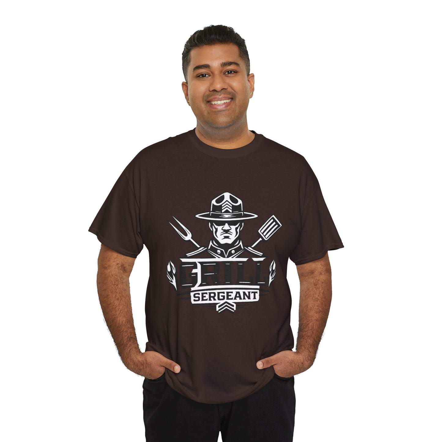 Grill Sergeant— Funny BBQ T-Shirt | Gift for Grill Masters & Dad
