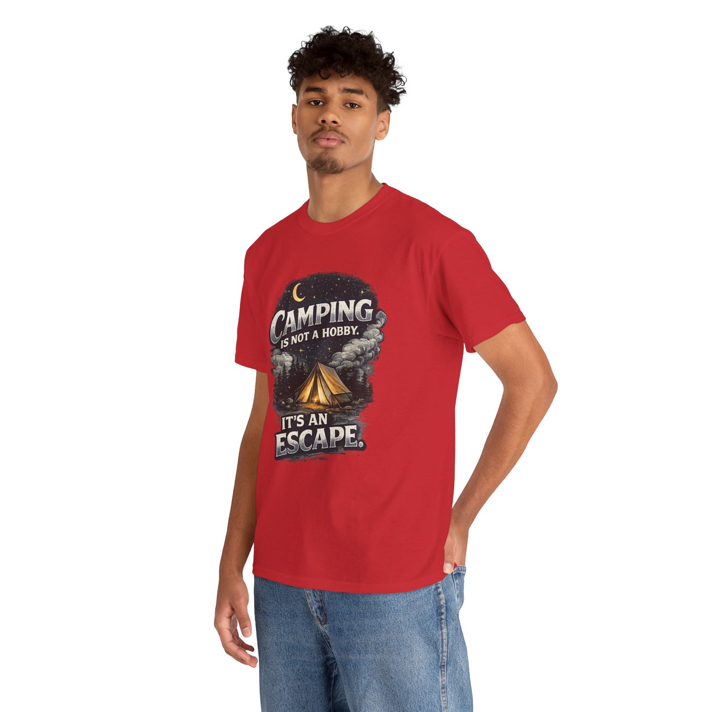 Camping Is Not A Hobby Tee – Outdoor Adventure Tent Escape T-Shirt