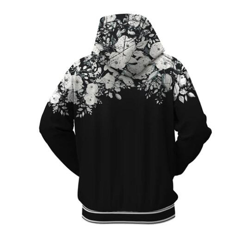 Fashion Casual Digital Printing Hooded Sweater