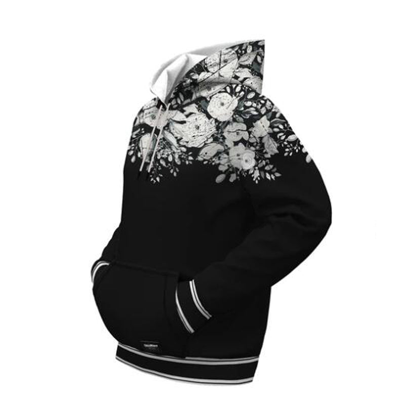 Fashion Casual Digital Printing Hooded Sweater