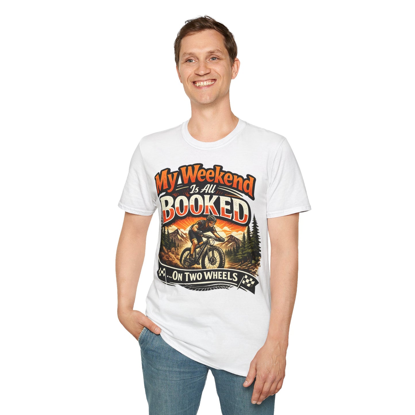 My Weekend Is Booked On Two Wheels - Funny Cycling T-Shirt | Bike Lover Gift