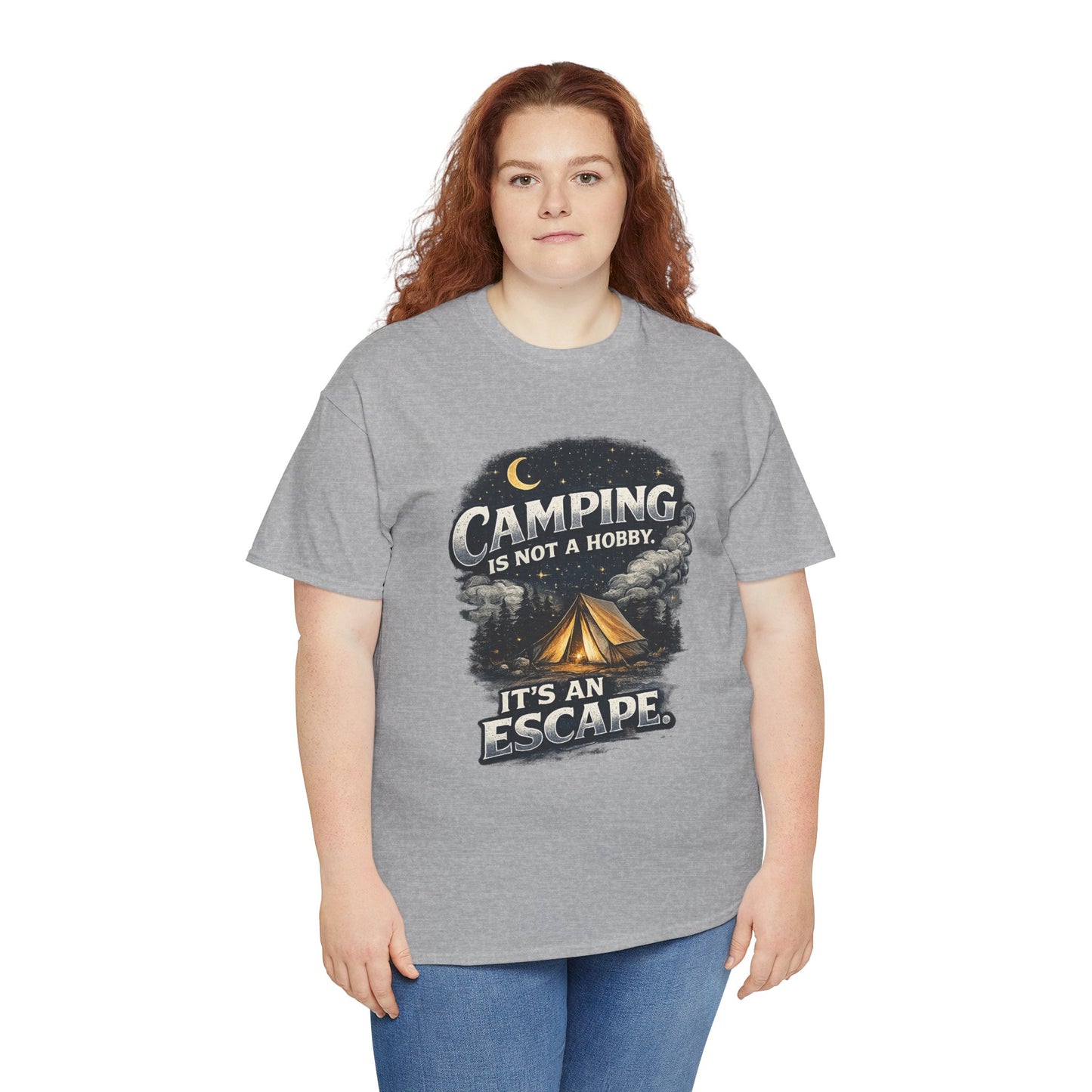 Camping Is Not A Hobby Tee – Outdoor Adventure Tent Escape T-Shirt