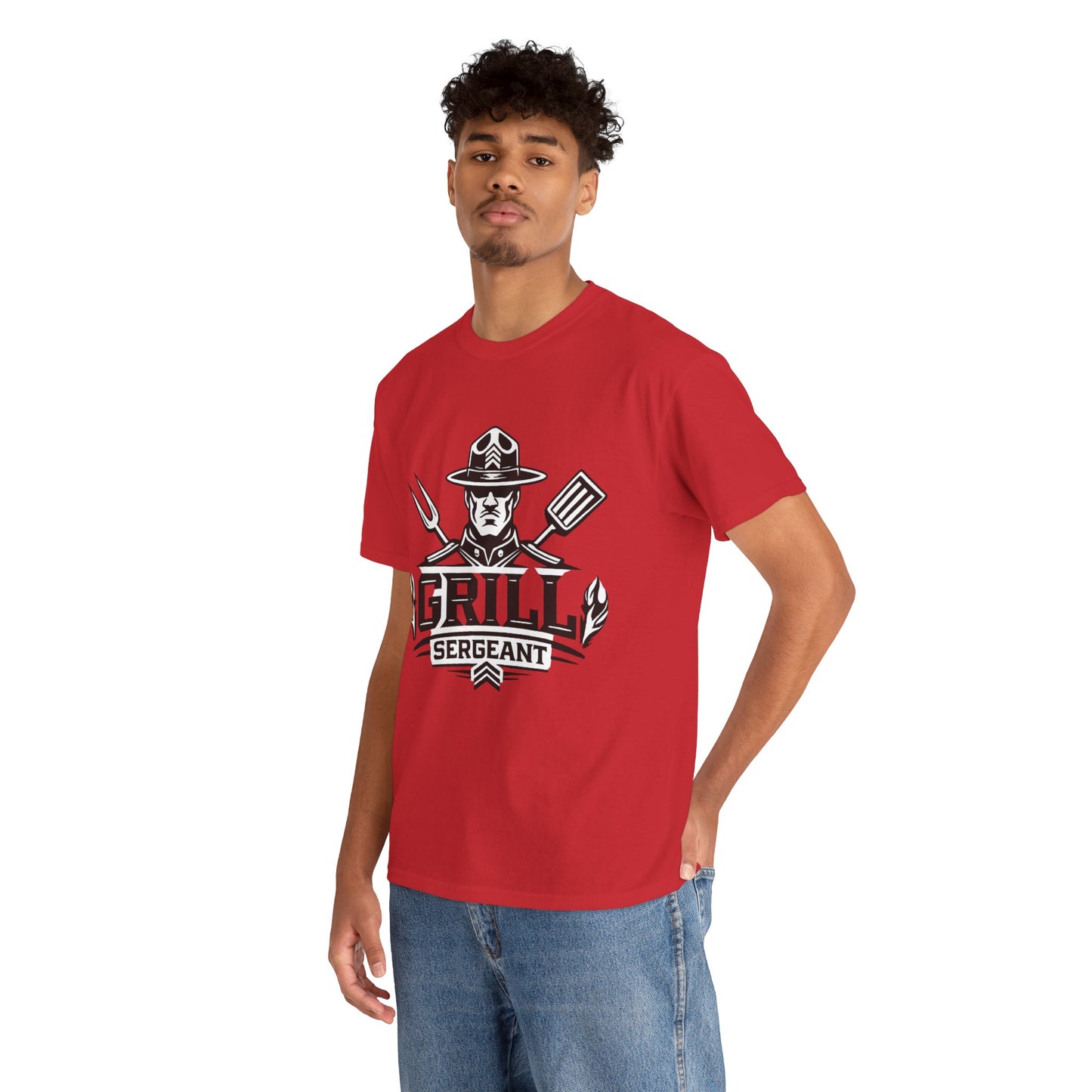 Grill Sergeant— Funny BBQ T-Shirt | Gift for Grill Masters & Dad