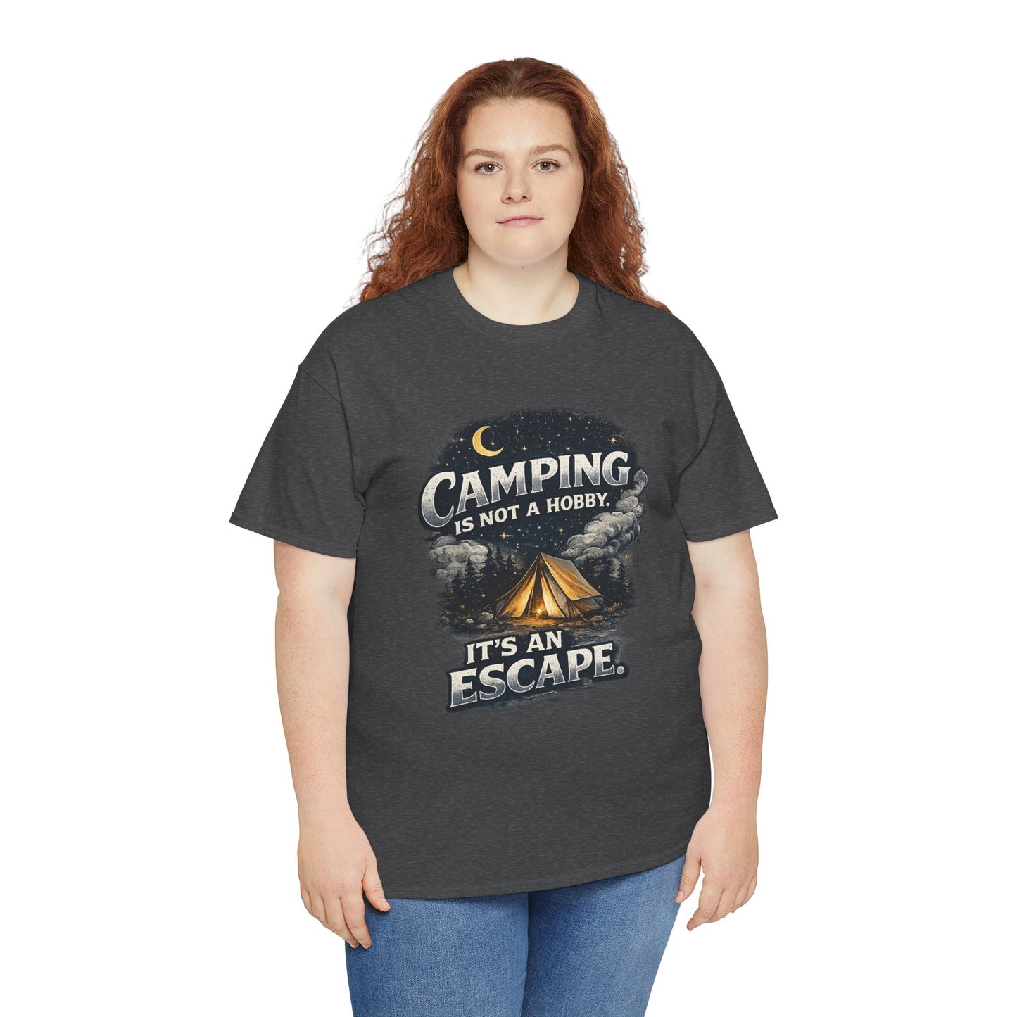 Camping Is Not A Hobby Tee – Outdoor Adventure Tent Escape T-Shirt
