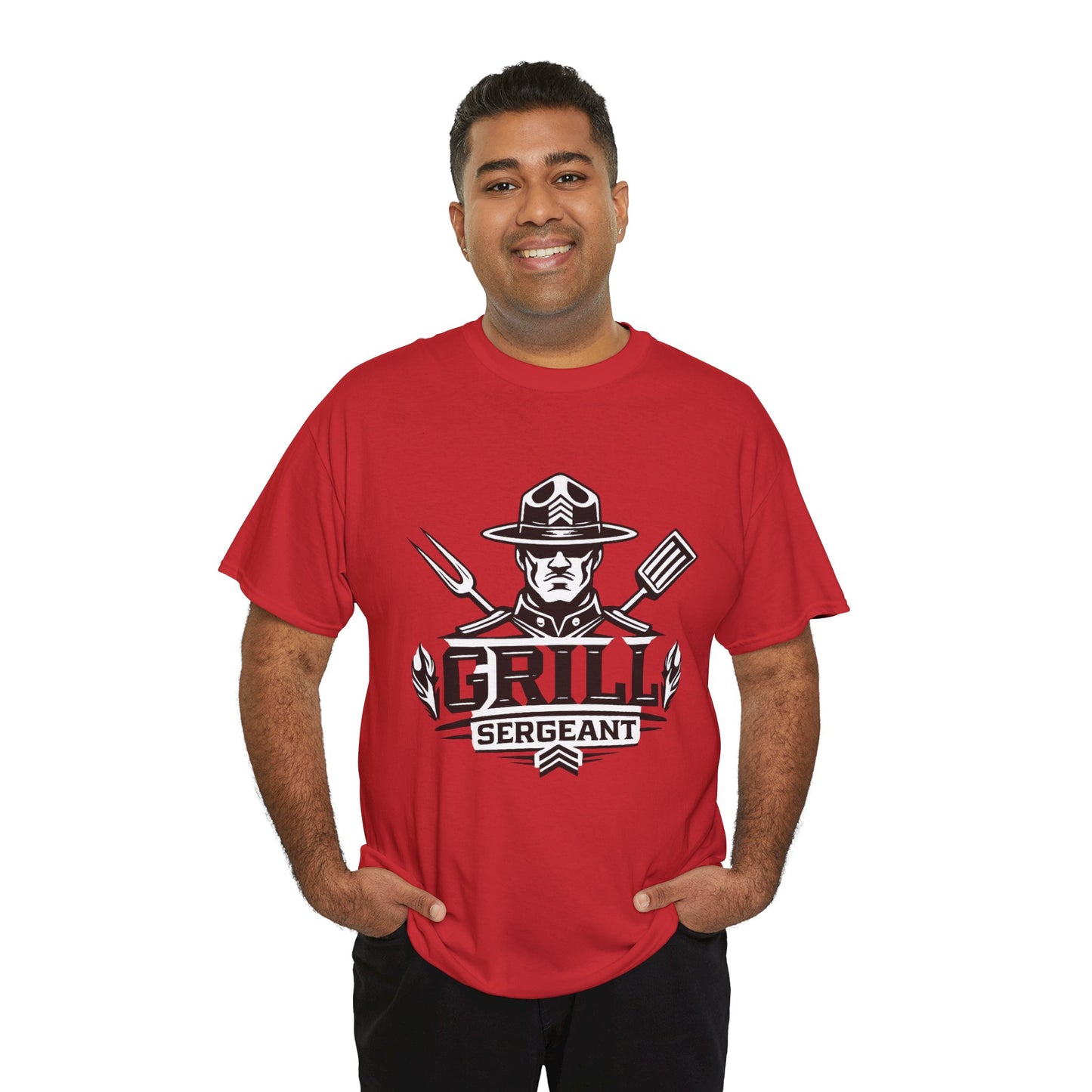Grill Sergeant— Funny BBQ T-Shirt | Gift for Grill Masters & Dad