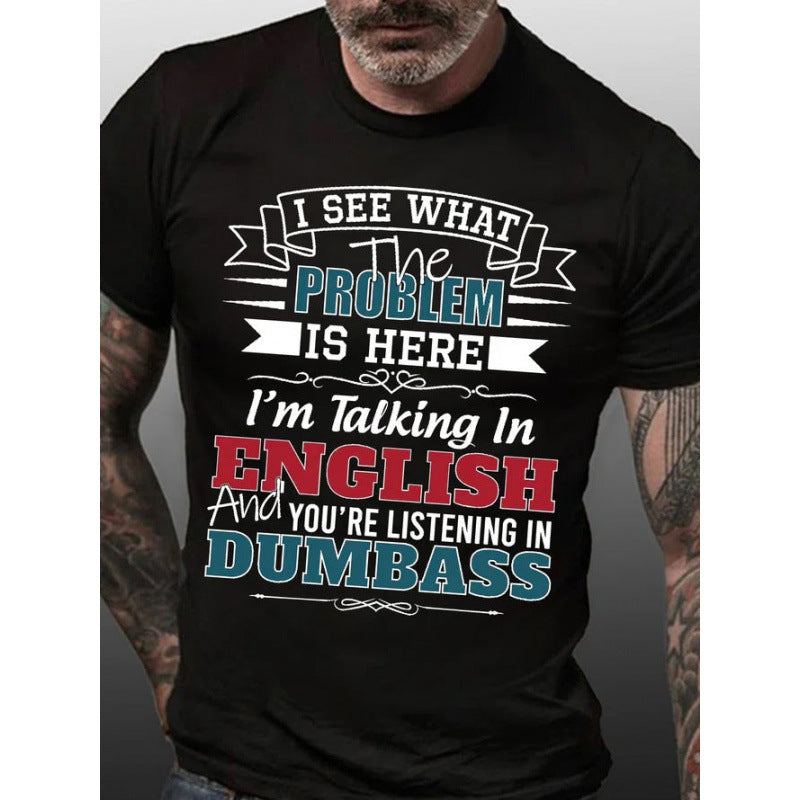 Fashionable And Unique 3D Digital Print Men's T-Shirt