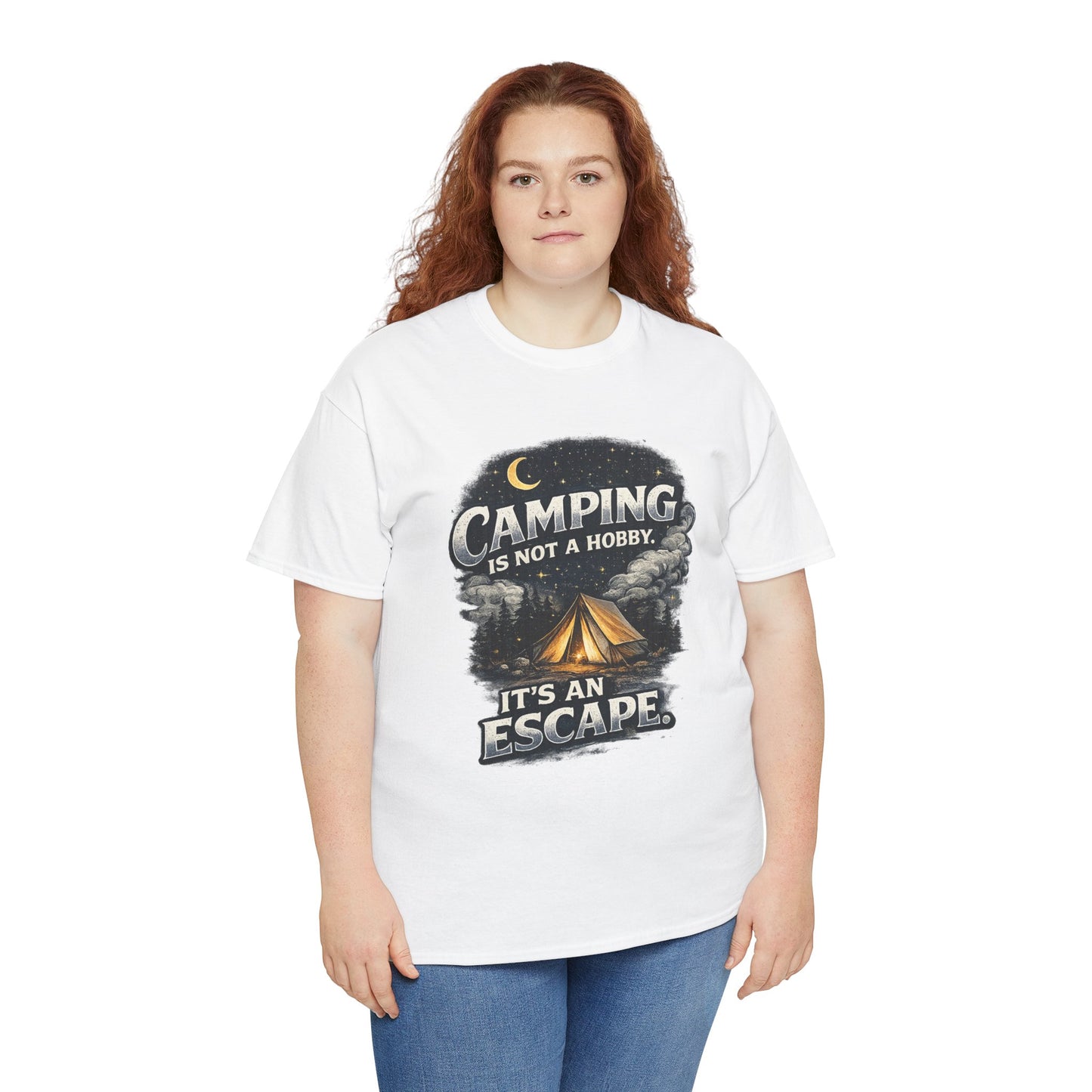 Camping Is Not A Hobby Tee – Outdoor Adventure Tent Escape T-Shirt