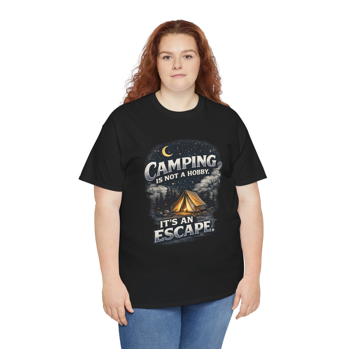 Camping Is Not A Hobby Tee – Outdoor Adventure Tent Escape T-Shirt