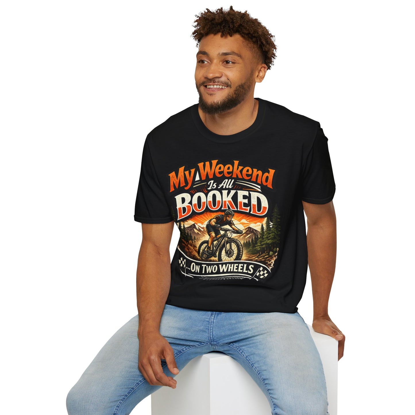 My Weekend Is Booked On Two Wheels - Funny Cycling T-Shirt | Bike Lover Gift