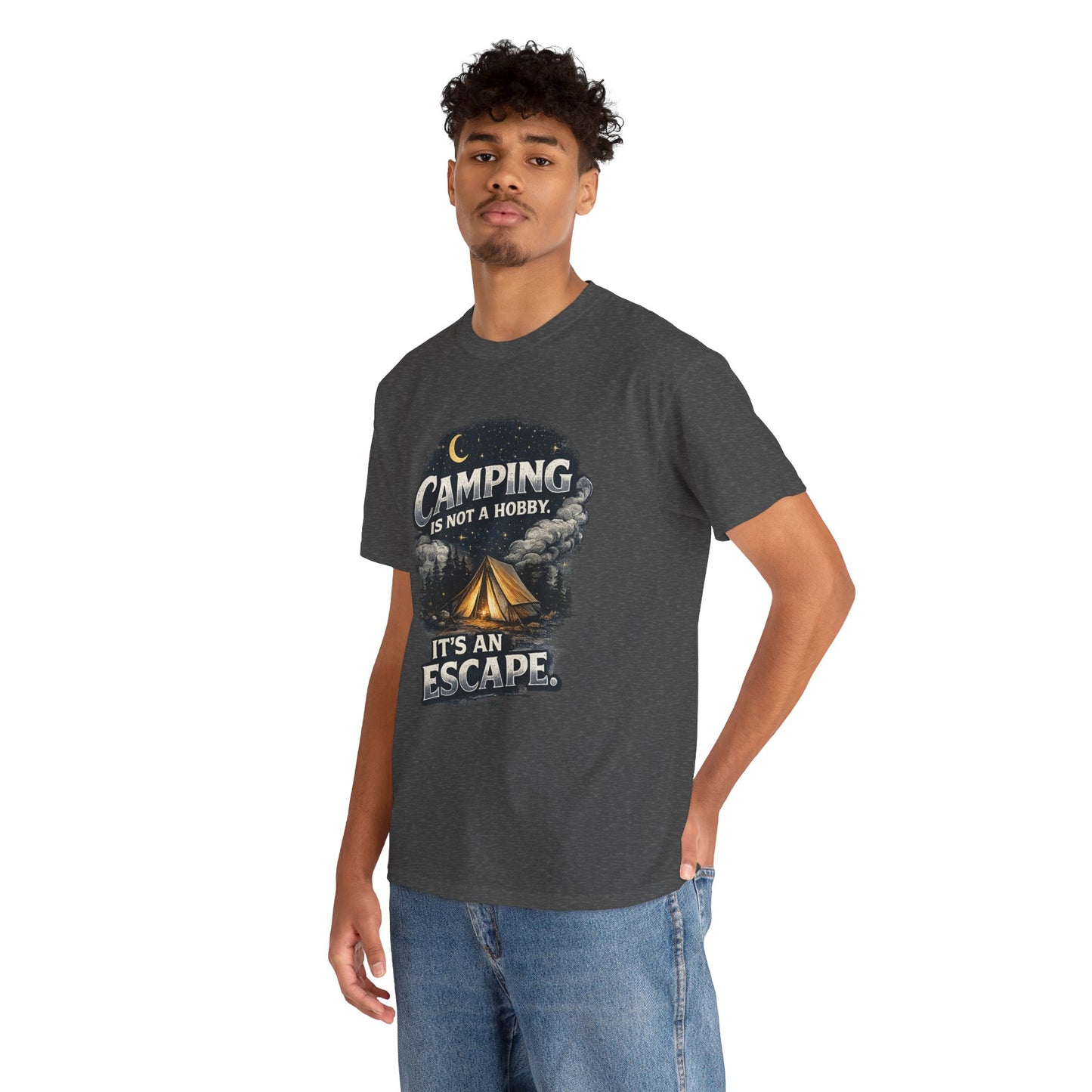 Camping Is Not A Hobby Tee – Outdoor Adventure Tent Escape T-Shirt