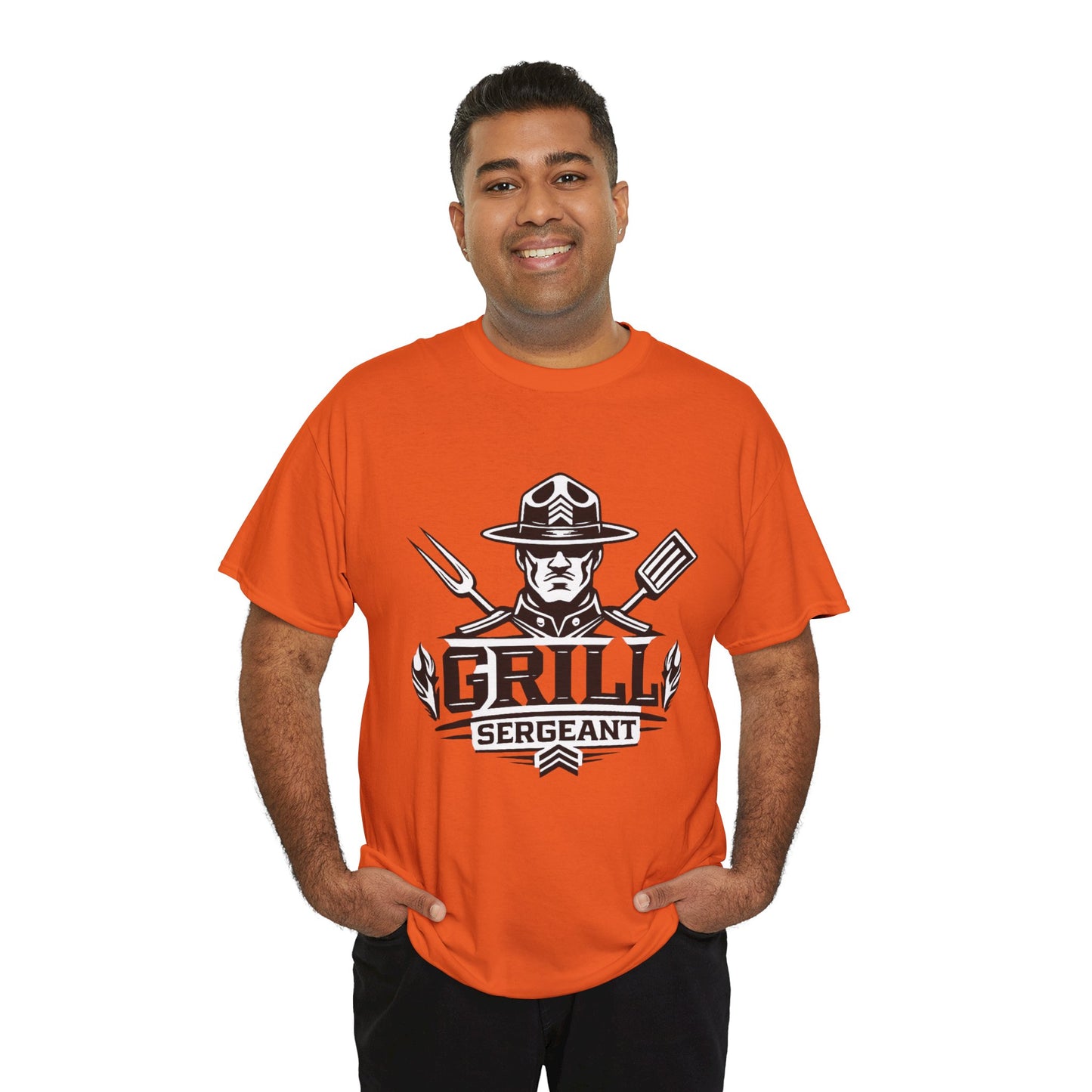 Grill Sergeant— Funny BBQ T-Shirt | Gift for Grill Masters & Dad