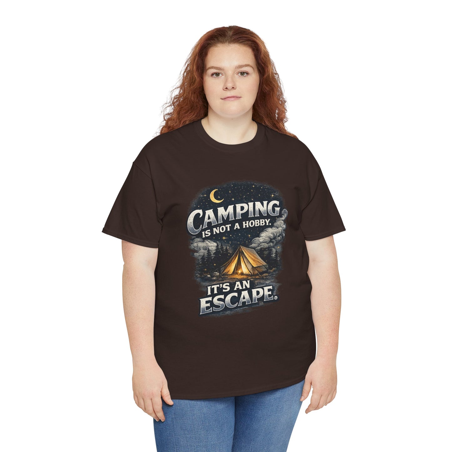 Camping Is Not A Hobby Tee – Outdoor Adventure Tent Escape T-Shirt