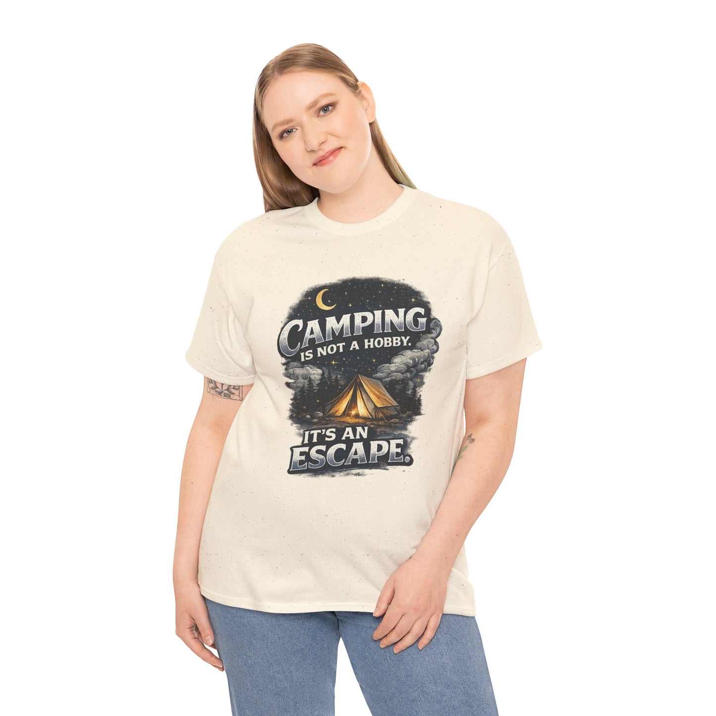 Camping Is Not A Hobby Tee – Outdoor Adventure Tent Escape T-Shirt
