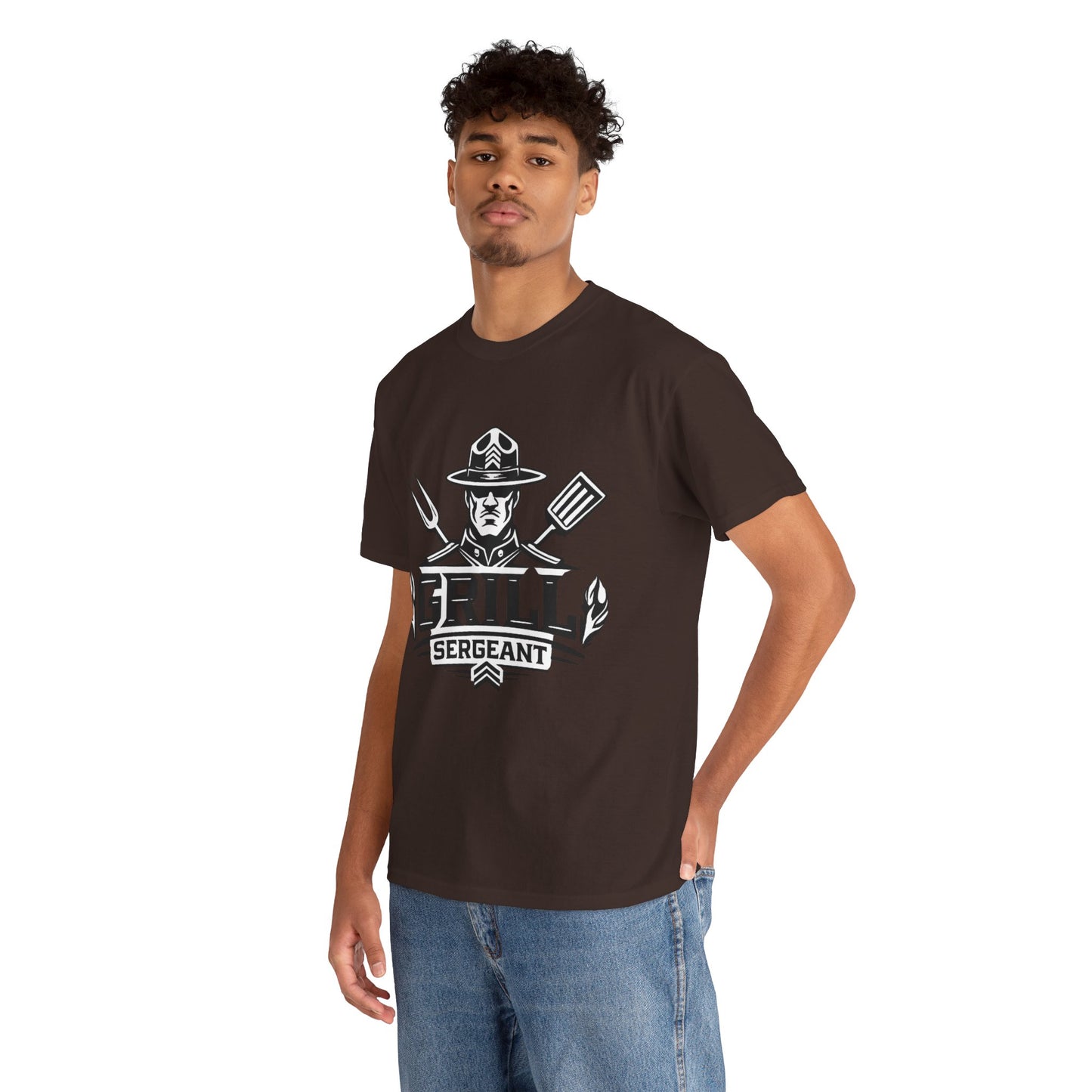 Grill Sergeant— Funny BBQ T-Shirt | Gift for Grill Masters & Dad