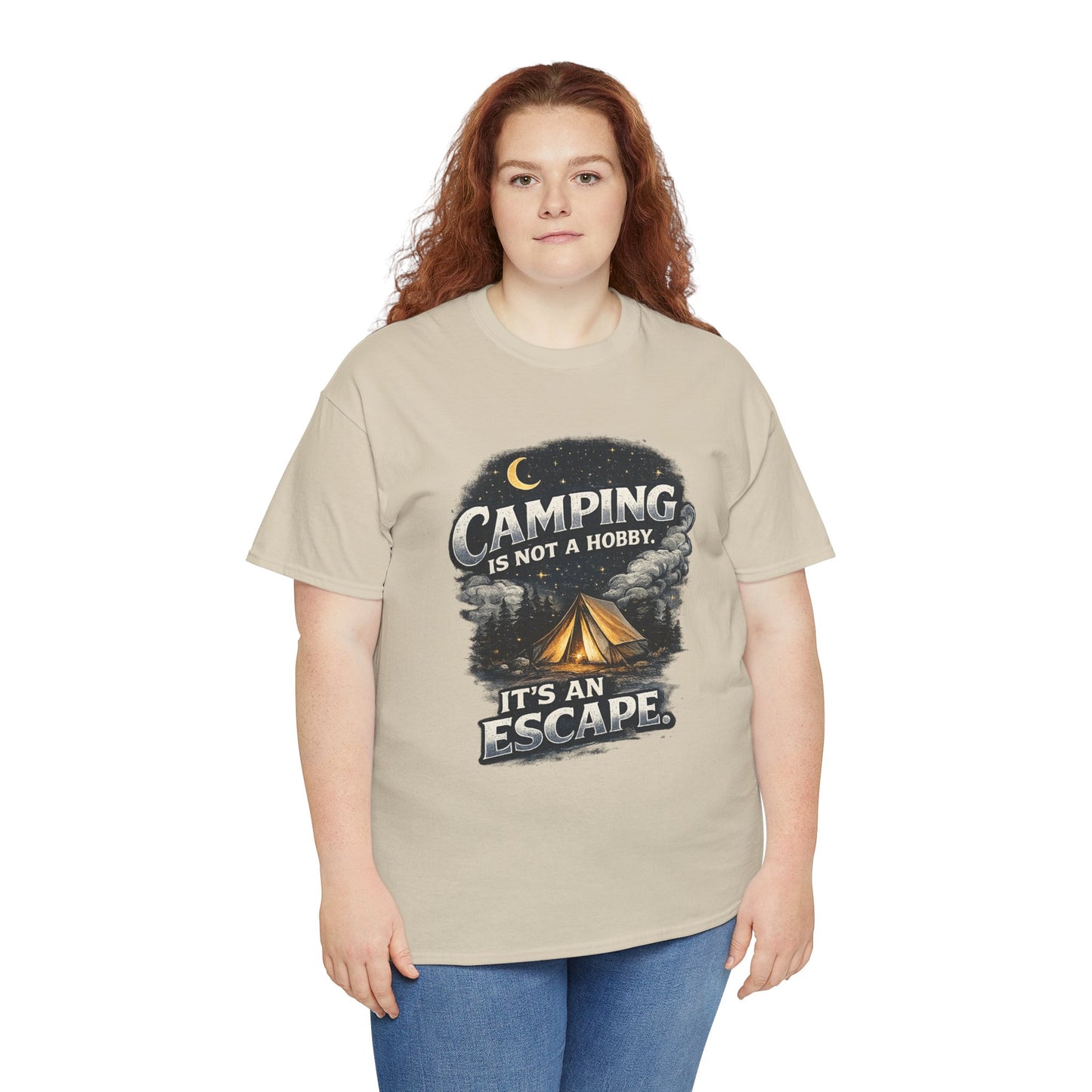 Camping Is Not A Hobby Tee – Outdoor Adventure Tent Escape T-Shirt